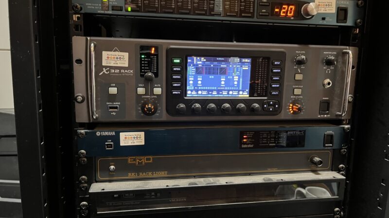 Sound system control panel
